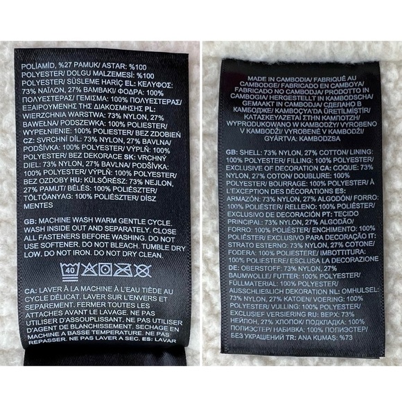 The North Face Cuchillo Parka Women’s Size Small Blue Quilted Fleece New NWT - Picture 9 of 12